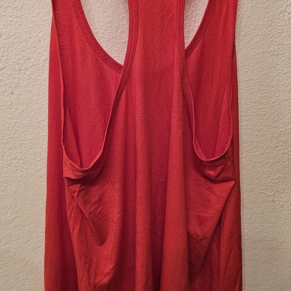 Helmut Lang Red Racerback Tank - Picture 2 of 3